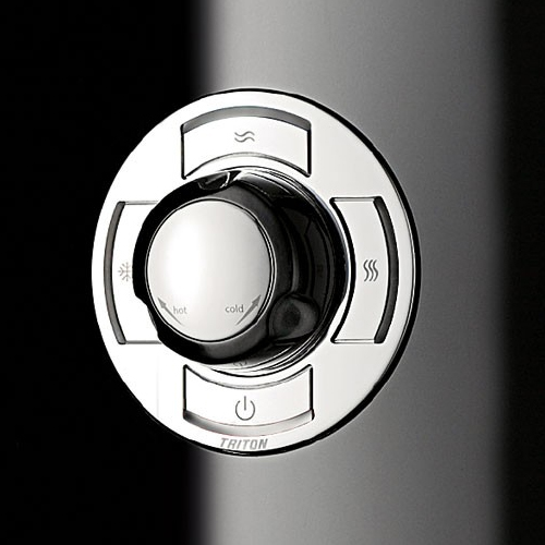 Triton Aspirante Black Gloss Electric Shower 8.5kw ASP08GSBLK