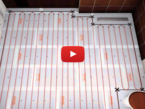 Underfloor Heating Loose Wire Installation Video by Warmup