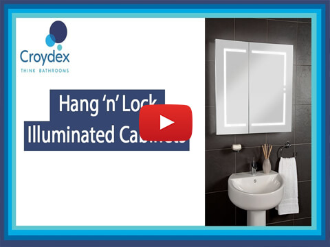 How to fit your Croydex Hang n Lock™ Illuminated Cabinets - Installation Guide