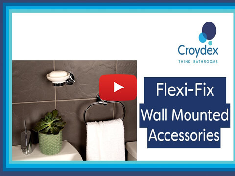 How to fit your Croydex Flexi-Fix™ Screw or Glue Wall Mounted Accessories - Installation   Guide