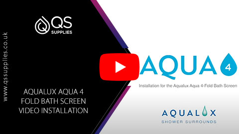 Aqualux Aqua 4 Fold Bath Screen Video Installation Guide