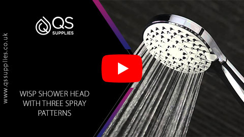Wisp Shower Head With Three Spray Patterns