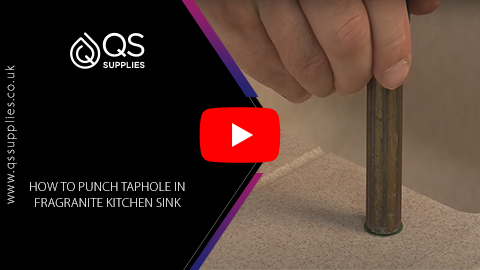 How To Punch Taphole in Fragranite Kitchen Sink