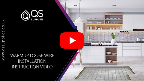 Underfloor Heating Loose Wire Installation Video by Warmup