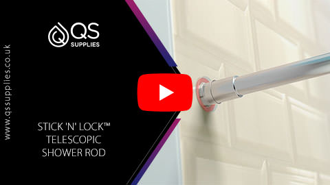 How to fit your Croydex Stick N Lock™ Telescopic Shower Rod - Installation Guide