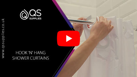 How to use your Hook N Hang Shower Curtains