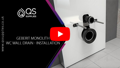 Geberit Monolith WC Wall Drain - Installation