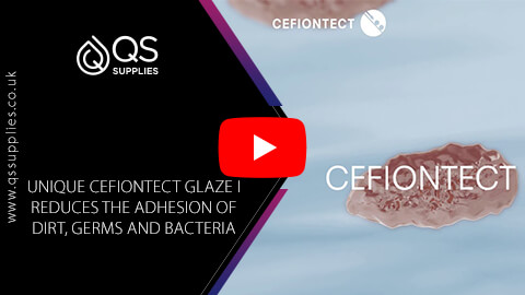 Unique CEFIONTECT Glaze Reduces The Adhesion Of Dirt, Germs And Bacteria