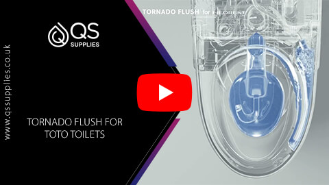 TORNADO FLUSH For TOTO Toilets Dissolves Dirt And Flushes It Away Completely