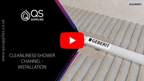 Geberit Cleanline50 Shower Channel - Installation